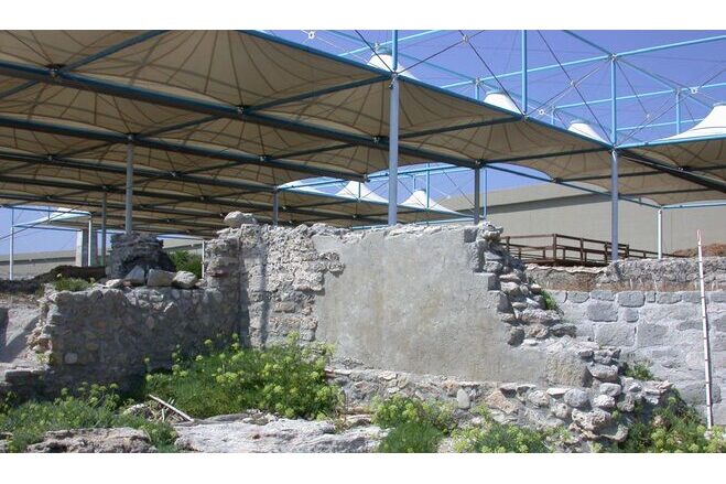 cover archeological site, Pianosa 2