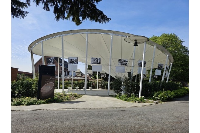 outside